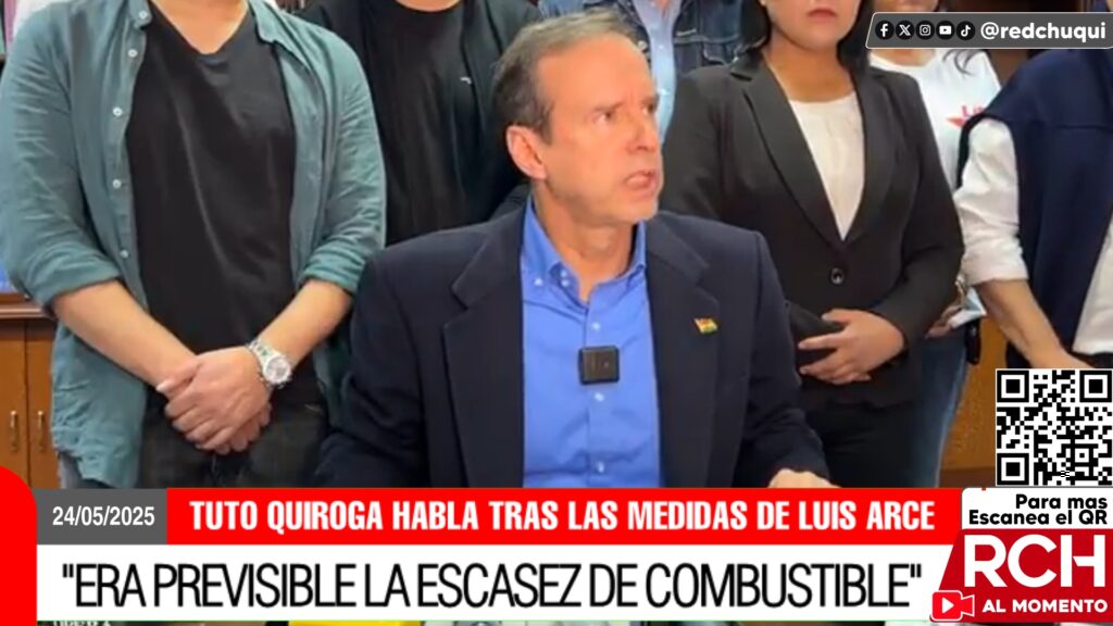 Tuto Quiroga (LIBRE) en conferencia de prensa