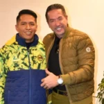 Andronico Rodriguez (Izquierda) y Mario Cronenbold (Derecha) su jefe de campaña