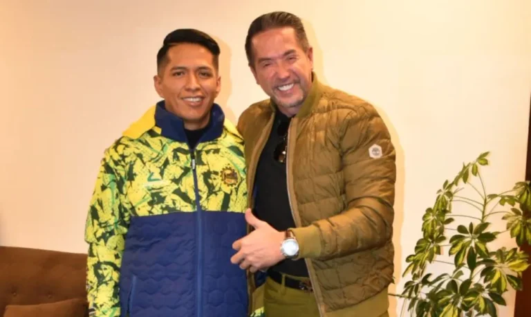 Andronico Rodriguez (Izquierda) y Mario Cronenbold (Derecha) su jefe de campaña