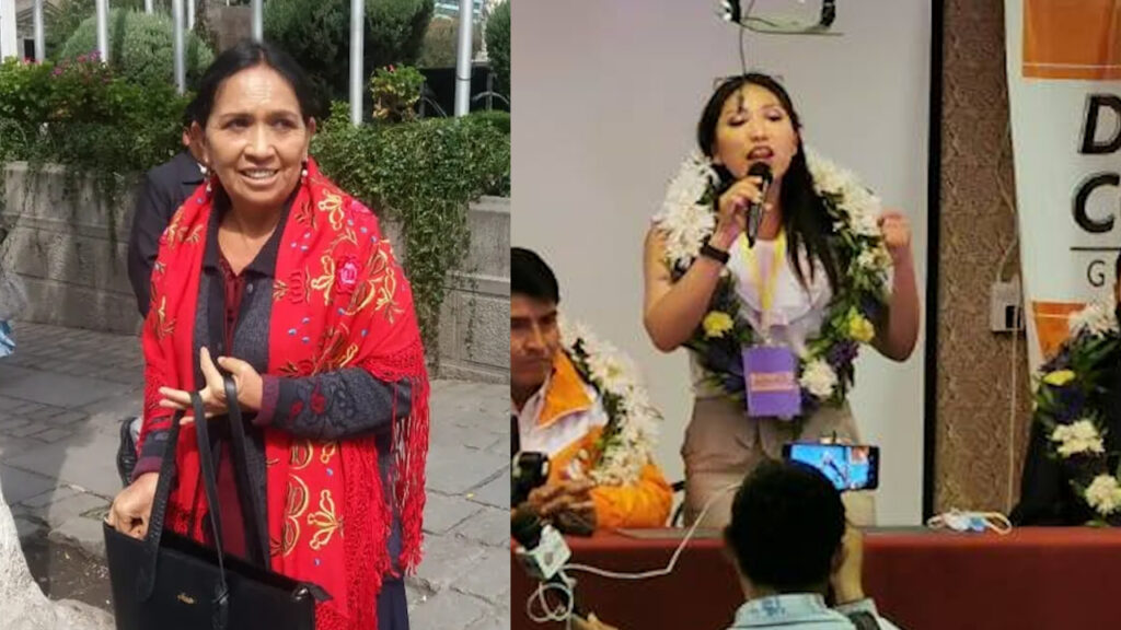 Tomasa Yarhui (Izquierda) y Yesenia Yarhui (Derecha)