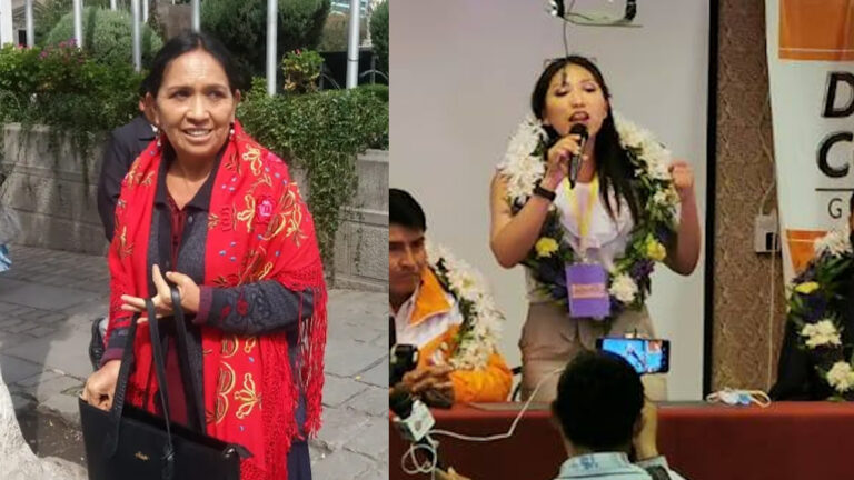 Tomasa Yarhui (Izquierda) y Yesenia Yarhui (Derecha)